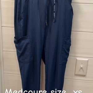 Med Couture Navy Blue Women's Scrub Joggers